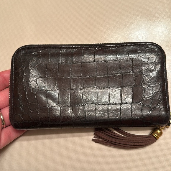 Miu Miu croc embossed wallet - Picture 3 of 10